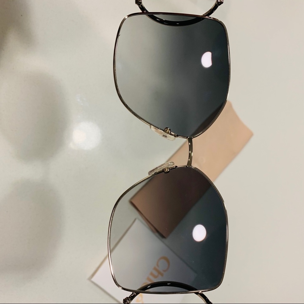 New Chloe | Modified Square Sunglasses 63mm - Picture 13 of 16